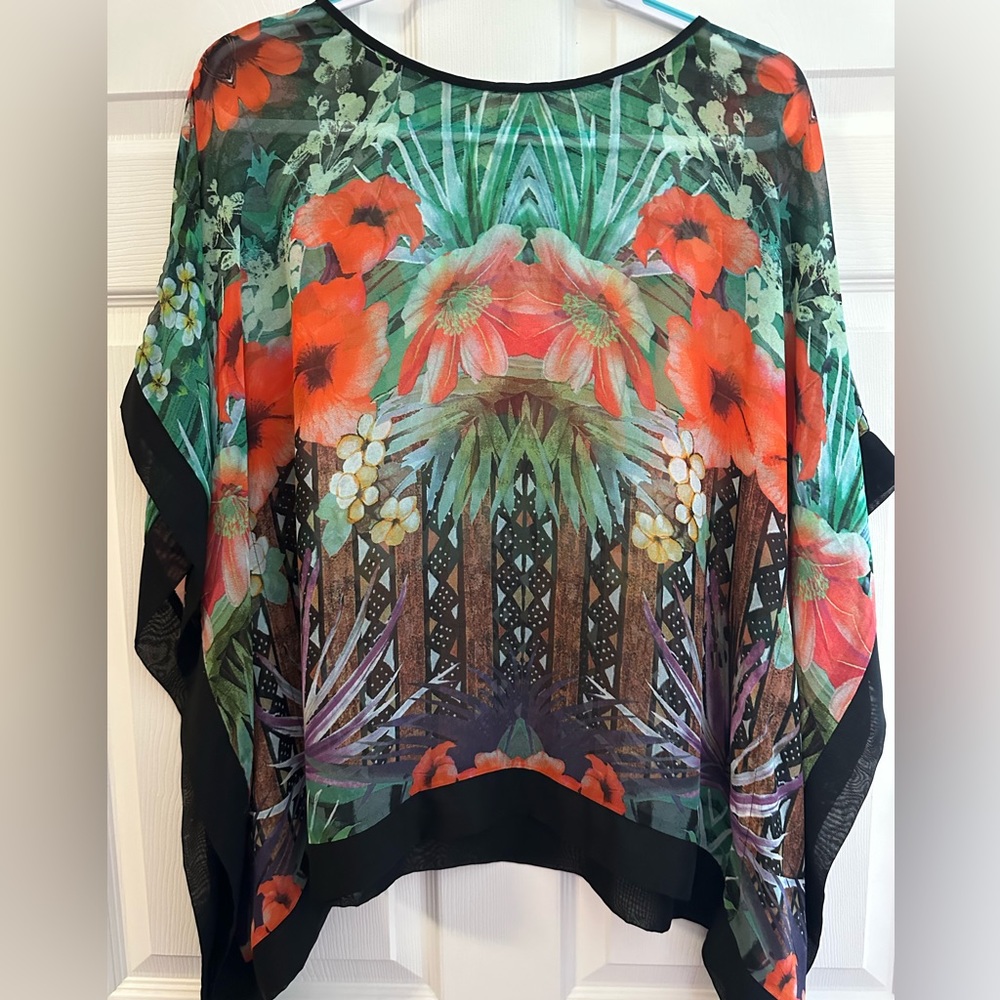Chennault Sheer Poncho